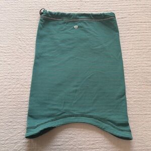 lululemon athletica Teal Striped Neck Warmer